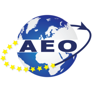 Logo des AEO bzw. Zugelassenen Wirtschaftsbeteiligten