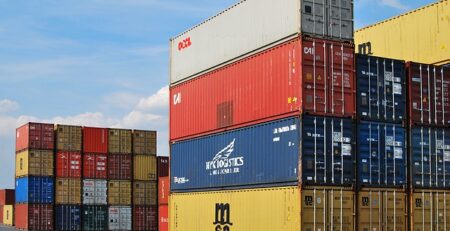 Container in einem Terminal