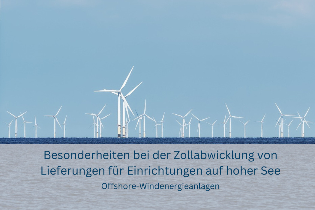 Windräder die auf dem Meer betrieben werden