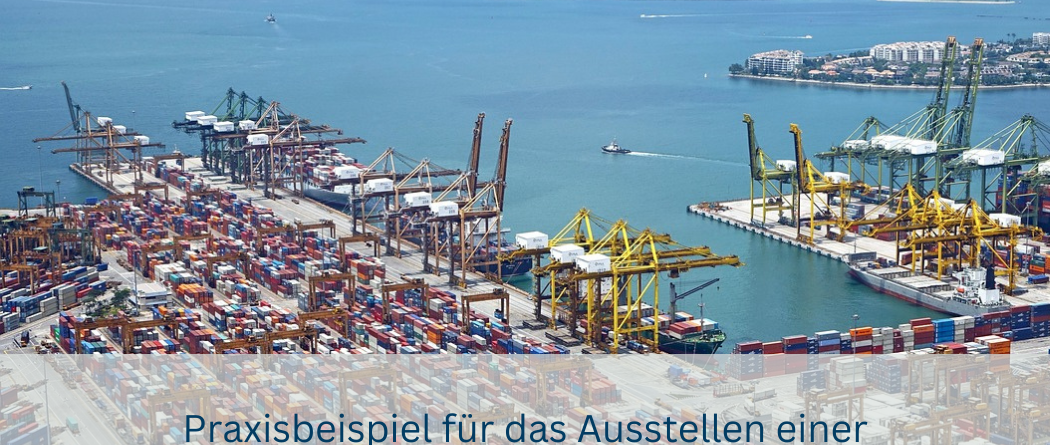 Praxisbeispiel der Lieferantenerklärung